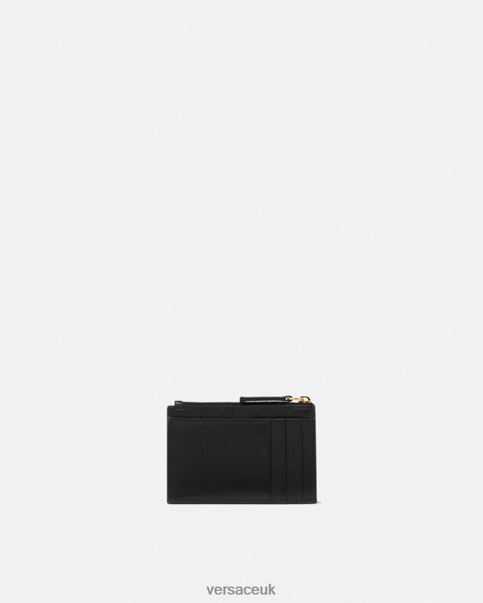Men Versace Medusa Card Holder 6D2D061639 Black Accessories