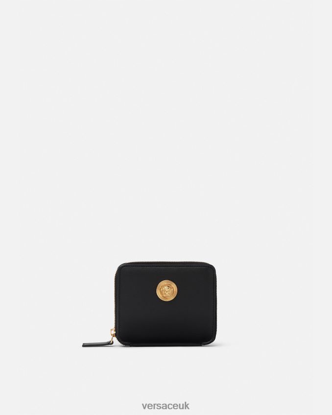 Men Versace Medusa Wallet 6D2D061640 Black Accessories