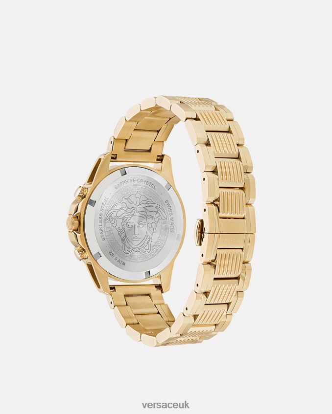 Men Versace Greca Action Chrono Watch 6D2D061709 Pnul Accessories