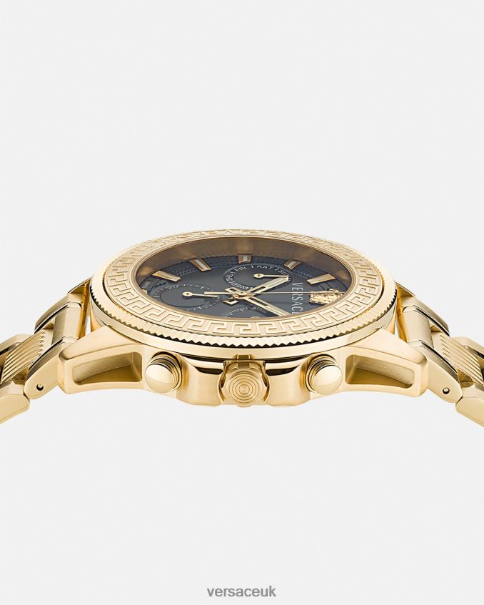 Men Versace Greca Action Chrono Watch 6D2D061709 Pnul Accessories