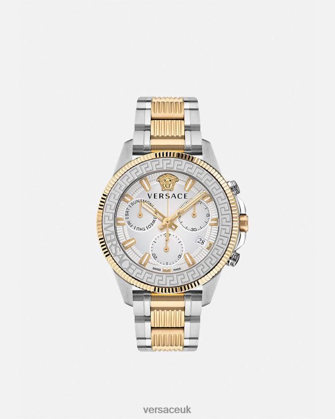 Men Versace Greca Action Chrono Watch 6D2D061710 Pnul Accessories