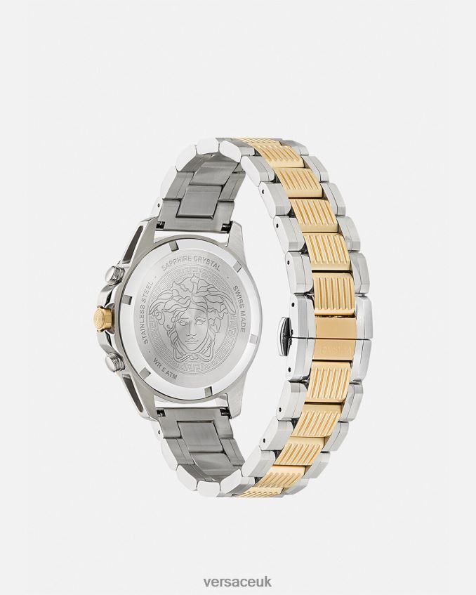 Men Versace Greca Action Chrono Watch 6D2D061710 Pnul Accessories