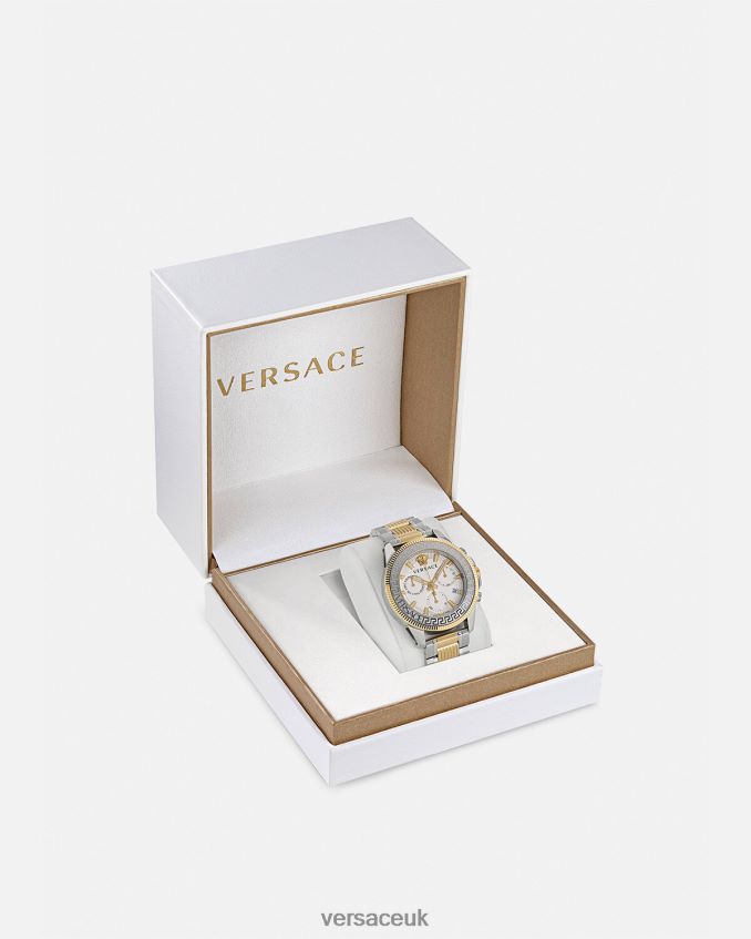 Men Versace Greca Action Chrono Watch 6D2D061710 Pnul Accessories