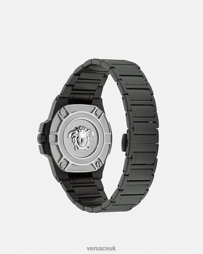 Men Versace Greca Reaction Watch 6D2D061711 Black Accessories