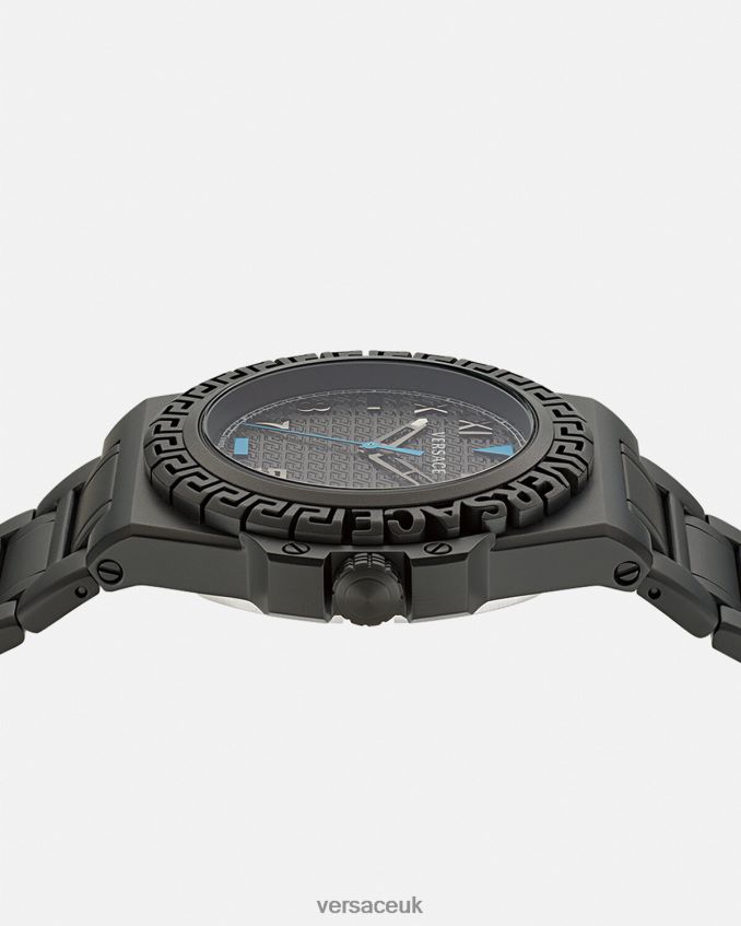 Men Versace Greca Reaction Watch 6D2D061711 Black Accessories
