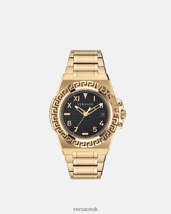 Men Versace Greca Reaction Watch 6D2D061712 Pnul Accessories