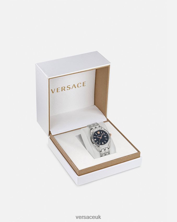 Men Versace Greca Time Watch 6D2D061713 Pnul Accessories
