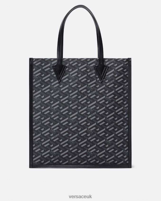 Men Versace La Greca Signature Tall Tote Bag 6D2D061477 Print Bags