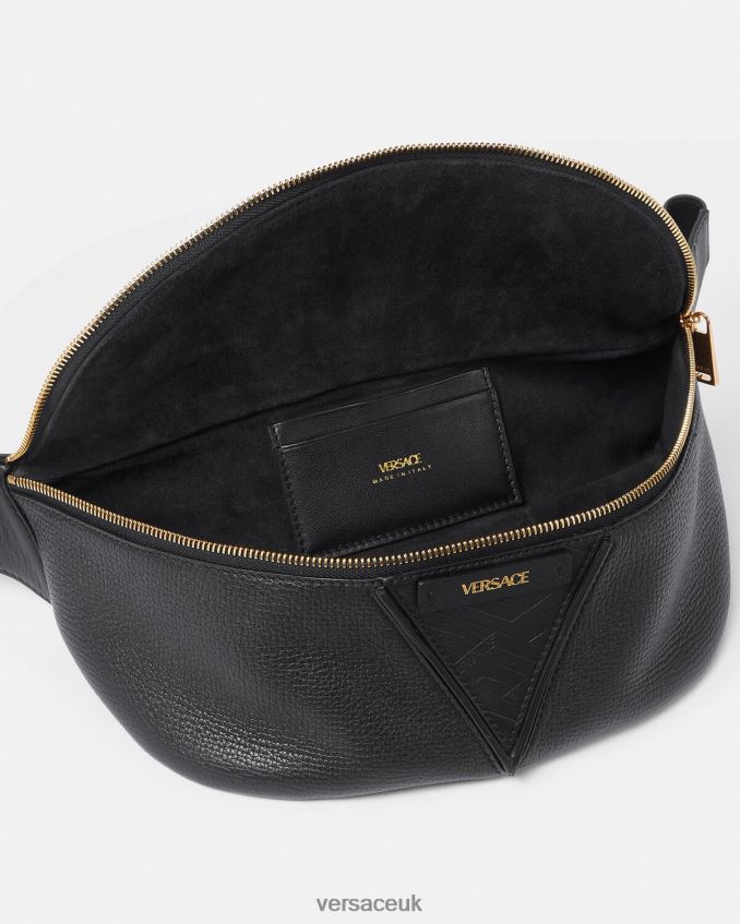 Men Versace V Greca Signature Belt Bag 6D2D061491 Black Bags