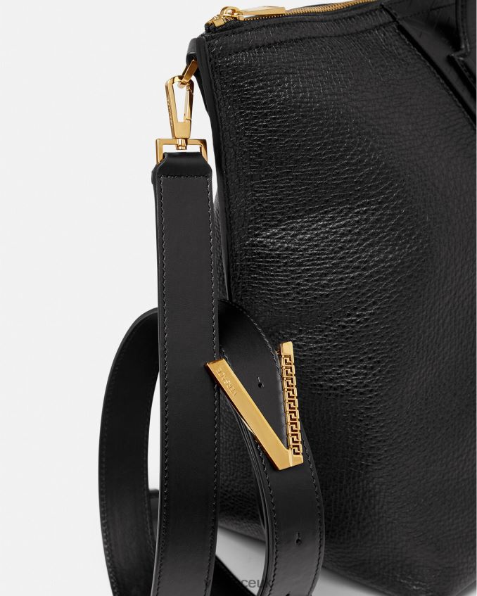 Men Versace V Greca Signature Tote Bag 6D2D061490 Black Bags