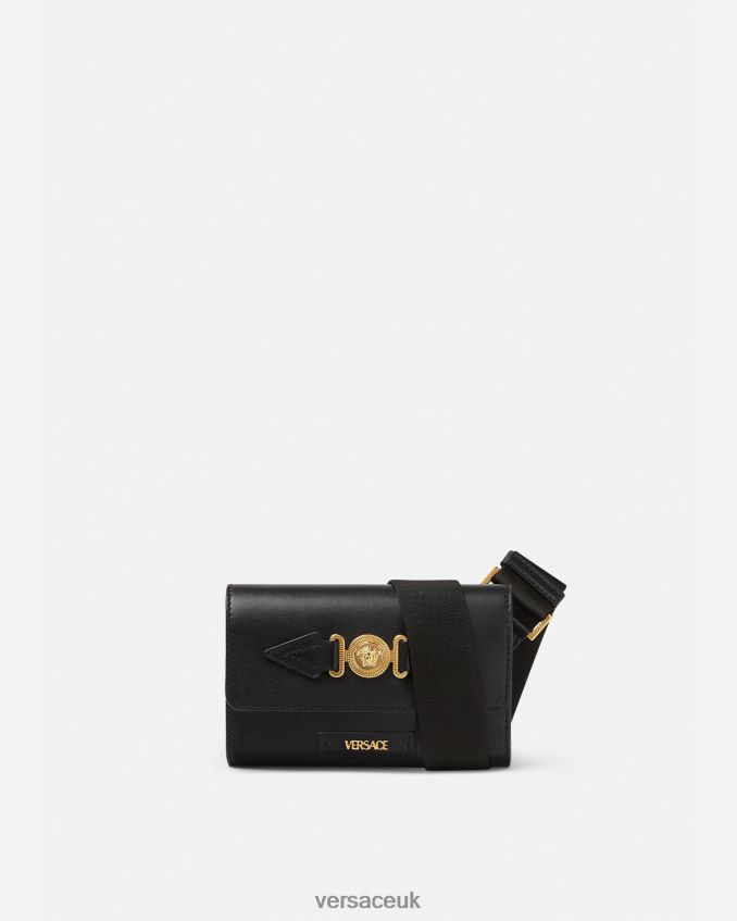 Men Versace Medusa Biggie Belt Bag 6D2D061470 Black Bags