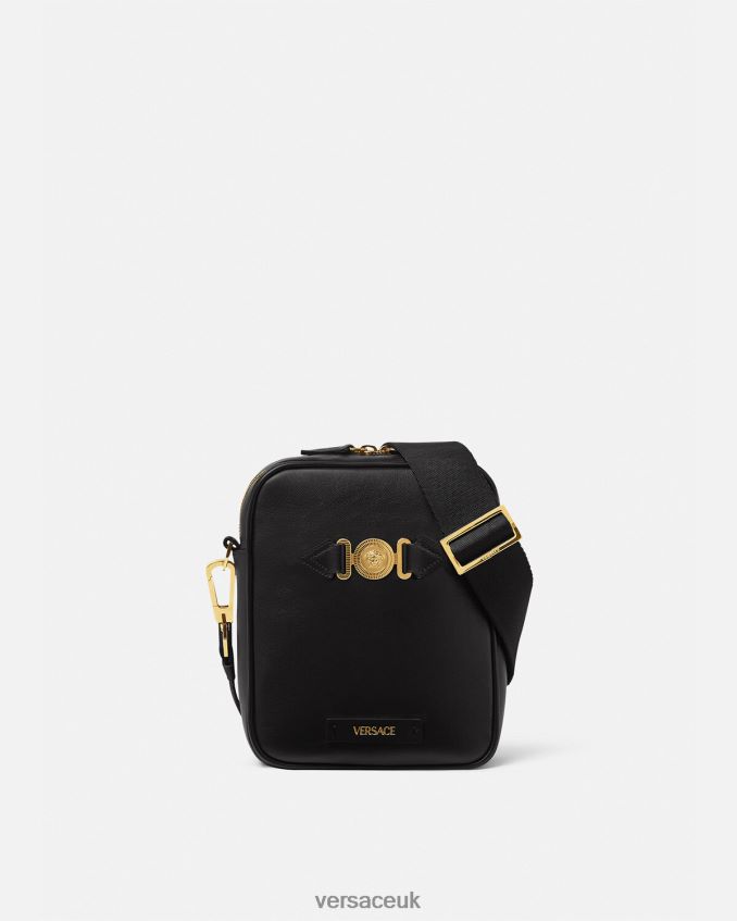 Men Versace Medusa Biggie Crossbody Bag 6D2D061469 Black Bags