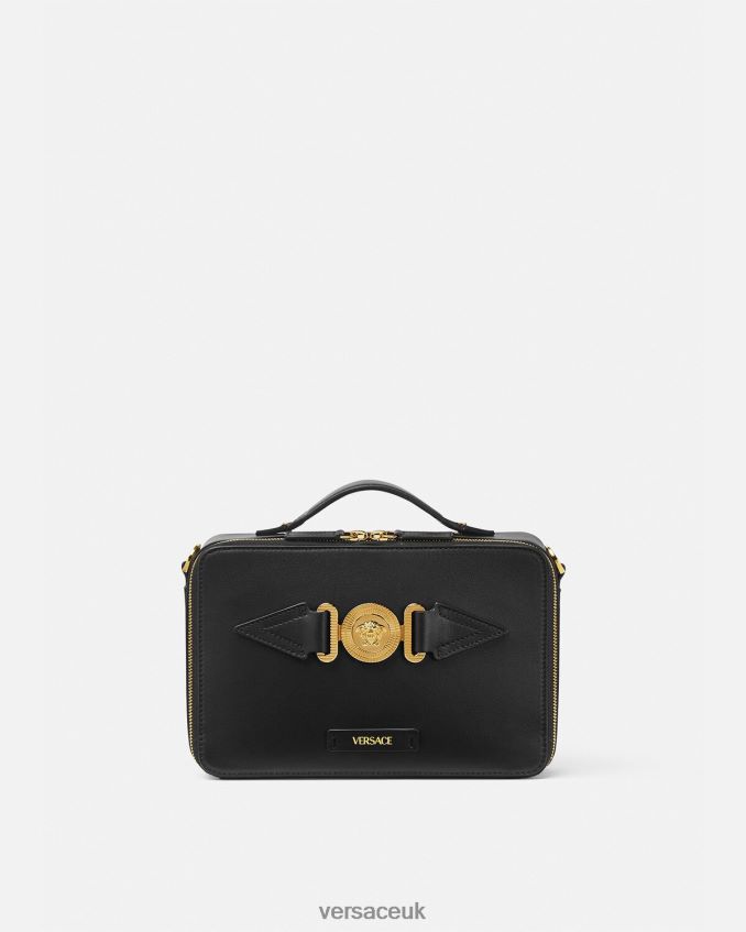 Men Versace Medusa Biggie Messenger Bag 6D2D061468 Black Bags