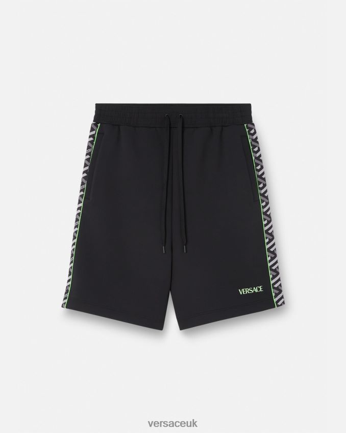 Men Versace La Greca Nylon Gym Shorts 6D2D061459 Print Clothing