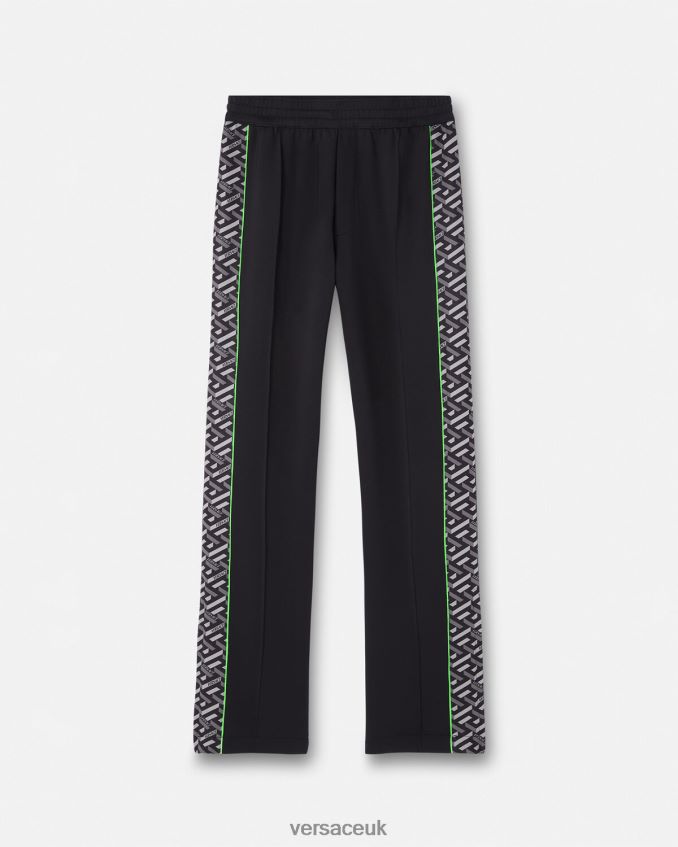 Men Versace La Greca Nylon Gym Track Pants 6D2D061457 Print Clothing