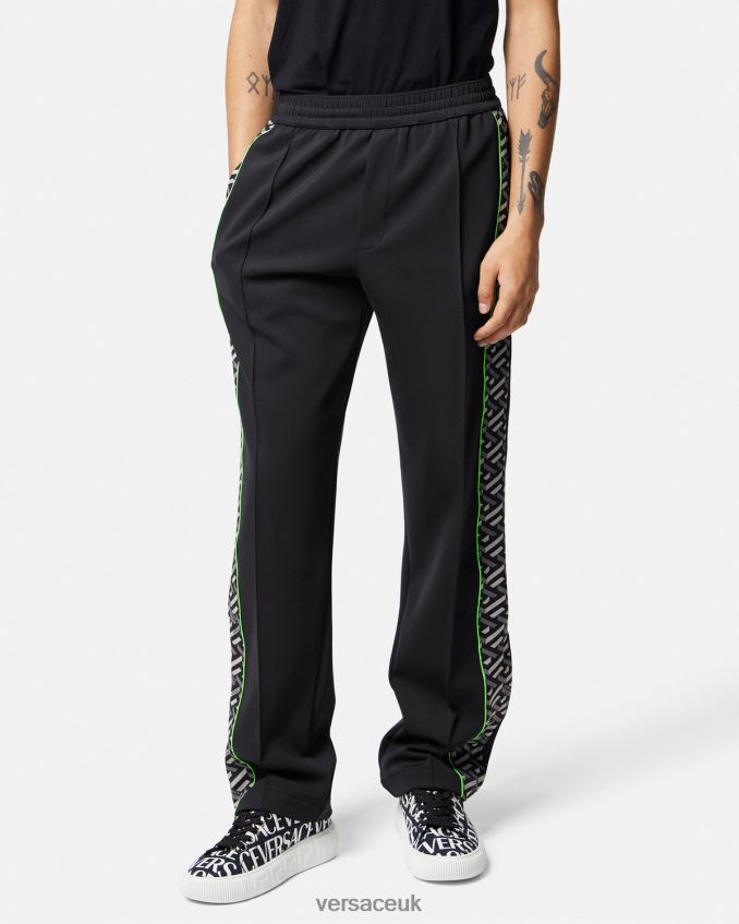 Men Versace La Greca Nylon Gym Track Pants 6D2D061457 Print Clothing