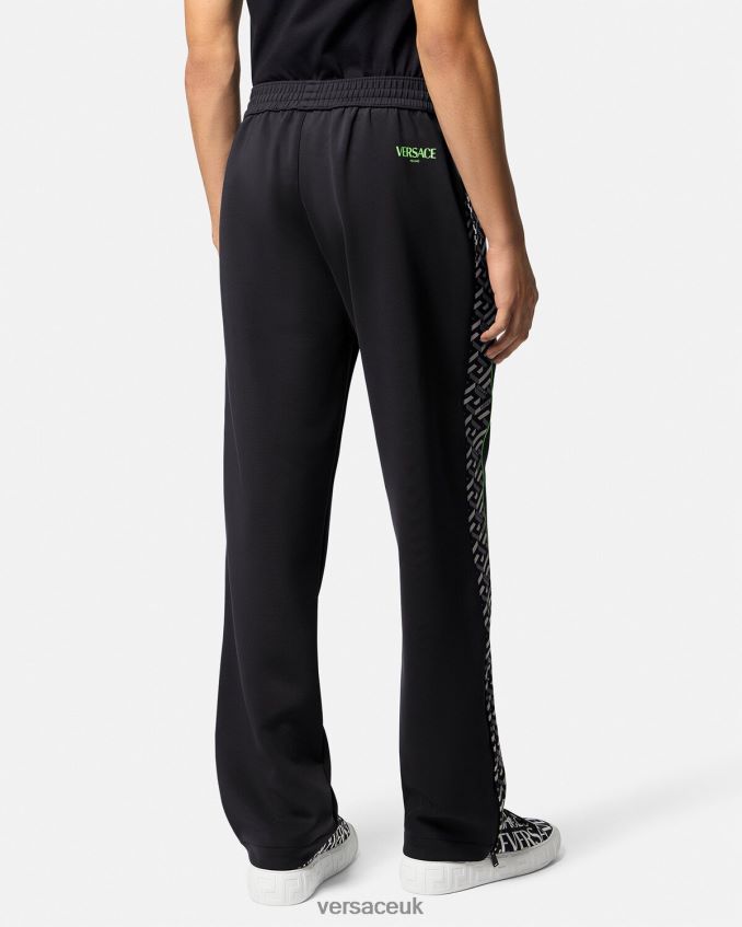 Men Versace La Greca Nylon Gym Track Pants 6D2D061457 Print Clothing