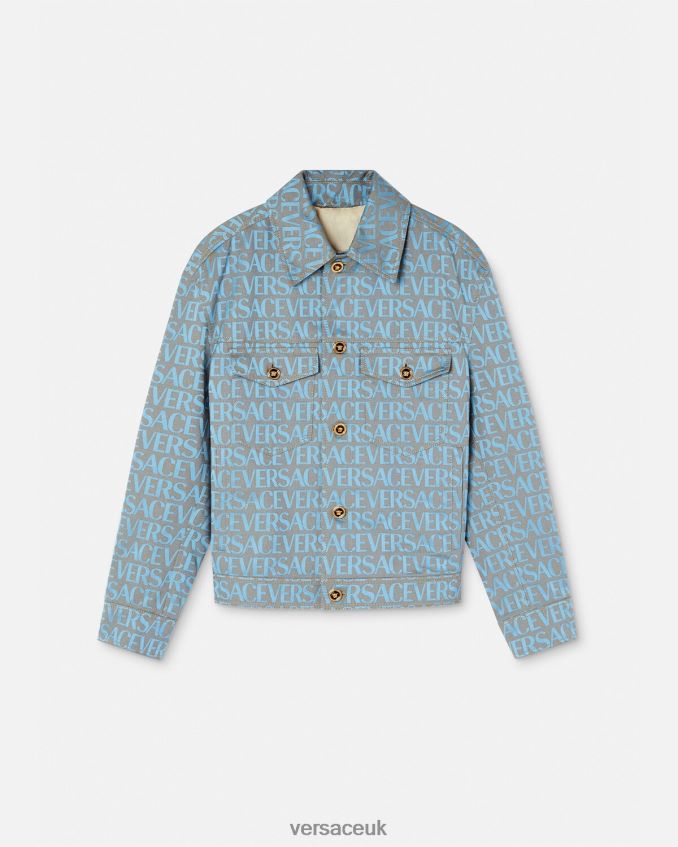 Men Versace Allover Jacket 6D2D061219 Print Clothing