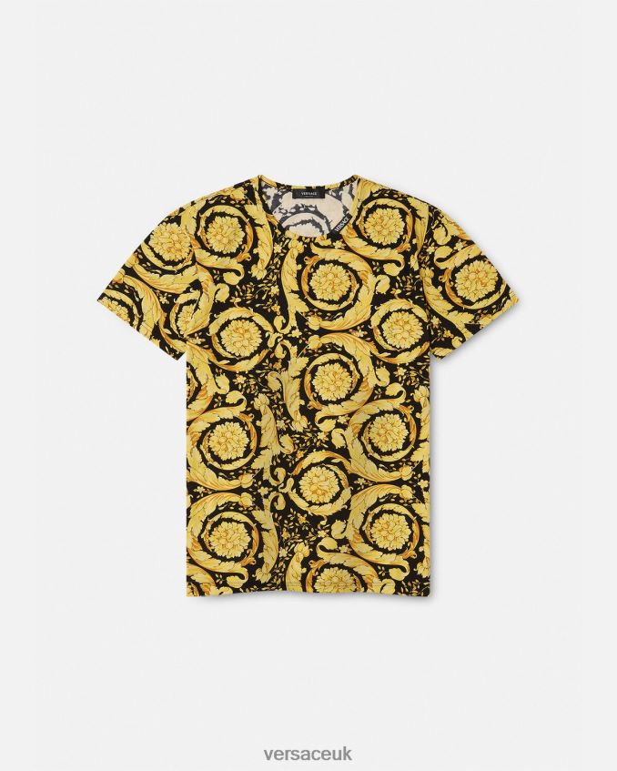 Men Versace Barocco Undershirt 6D2D061731 Print Underwear & Beachwear