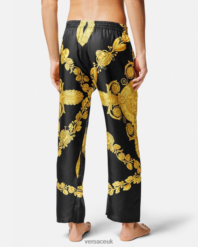 Men Versace Maschera Baroque Pyjama Bottoms 6D2D061742 Print Underwear & Beachwear