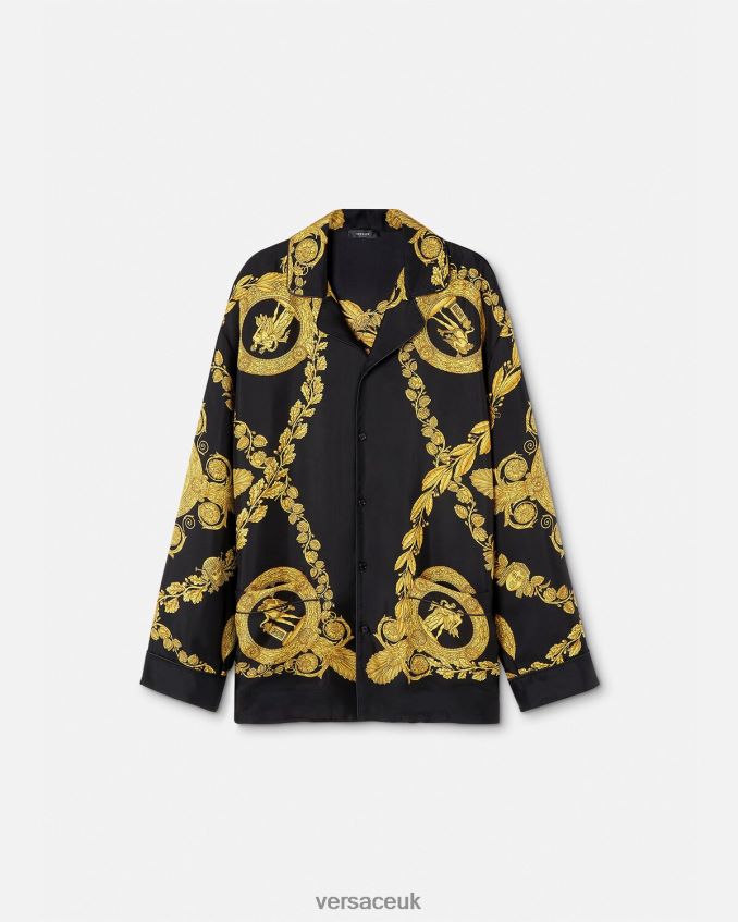 Men Versace Maschera Baroque Pyjama Top 6D2D061741 Print Underwear & Beachwear