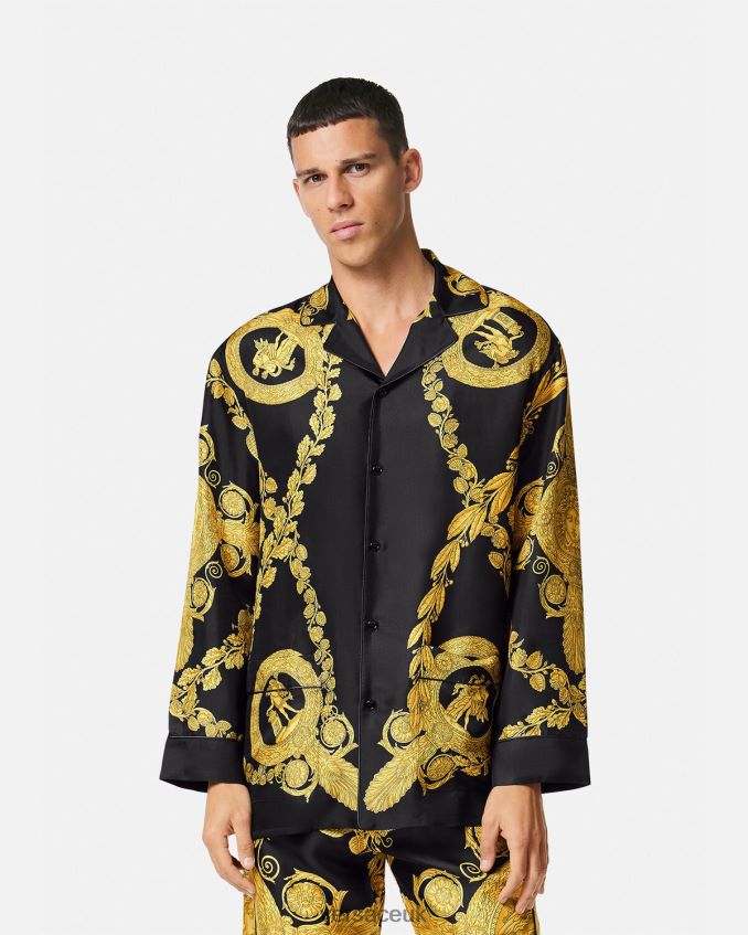 Men Versace Maschera Baroque Pyjama Top 6D2D061741 Print Underwear & Beachwear