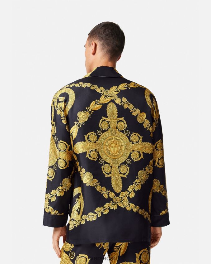 Men Versace Maschera Baroque Pyjama Top 6D2D061741 Print Underwear & Beachwear