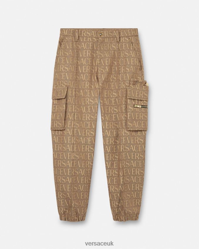 Men Versace Allover Cargo Pants 6D2D061437 Print Clothing