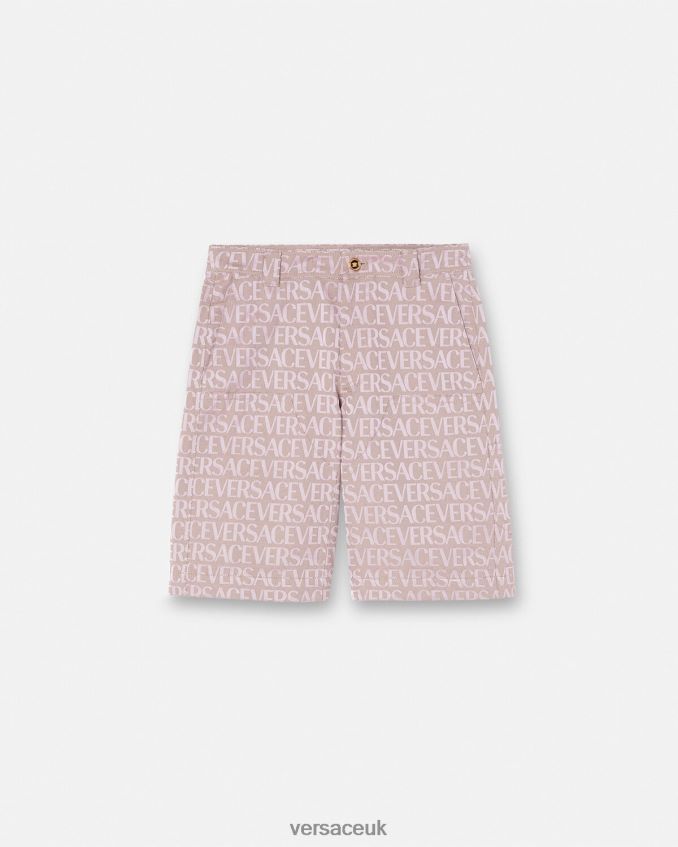 Men Versace Allover Shorts 6D2D061434 Pink & Print Clothing