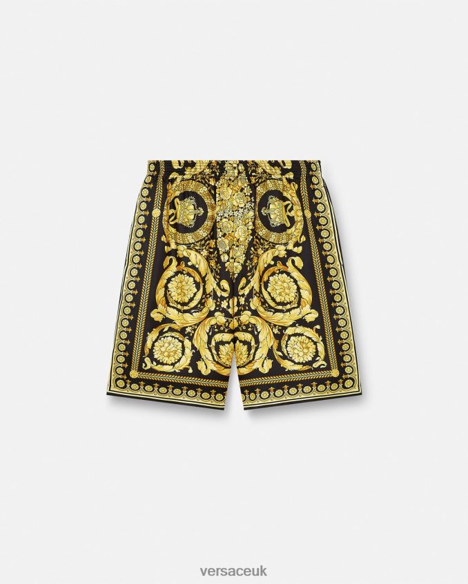 Men Versace Barocco Shorts 6D2D061447 Print Clothing