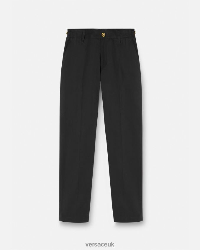 Men Versace Medusa Biggie Pants 6D2D061443 Black Clothing