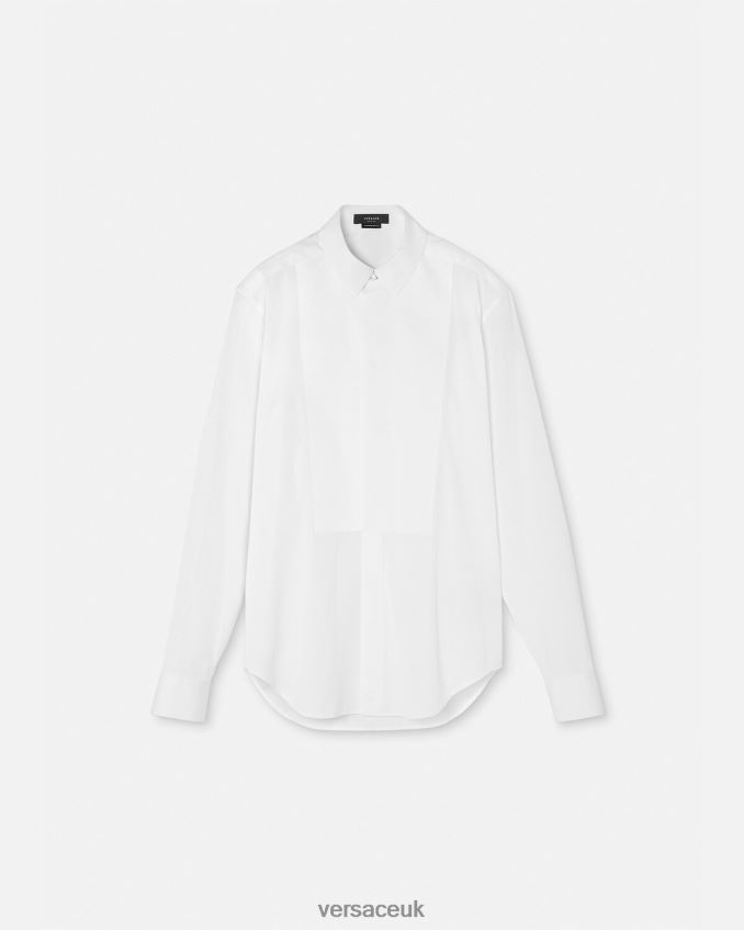 Men Versace Formal Tuxedo Shirt 6D2D061301 White Clothing