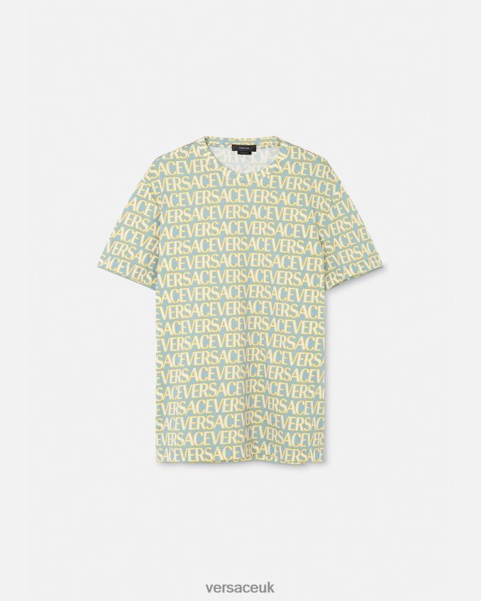 Men Versace Allover T-Shirt 6D2D061354 Print Clothing
