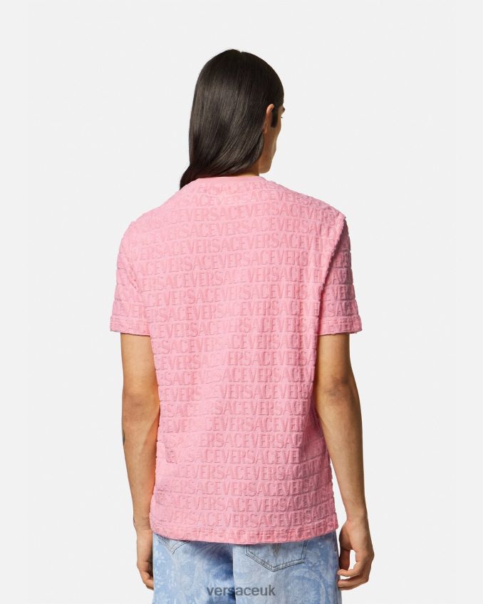 Men Versace Allover Towel T-Shirt 6D2D061353 One Color Clothing