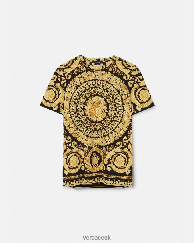 Men Versace Barocco T-shirt 6D2D061369 Print Clothing