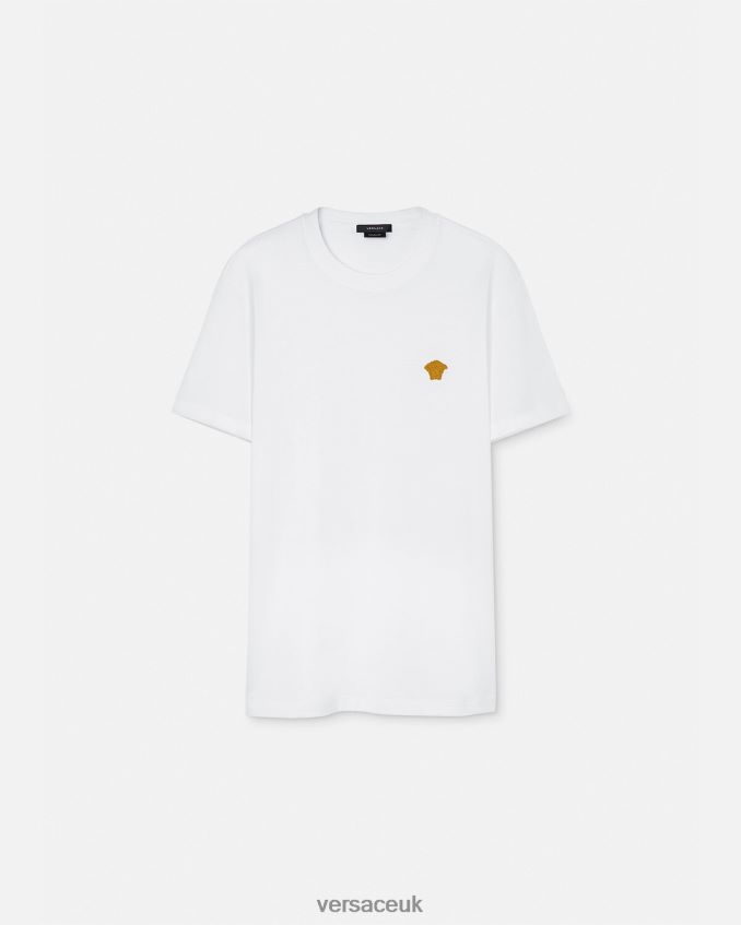Men Versace Medusa T-Shirt 6D2D061371 White Clothing