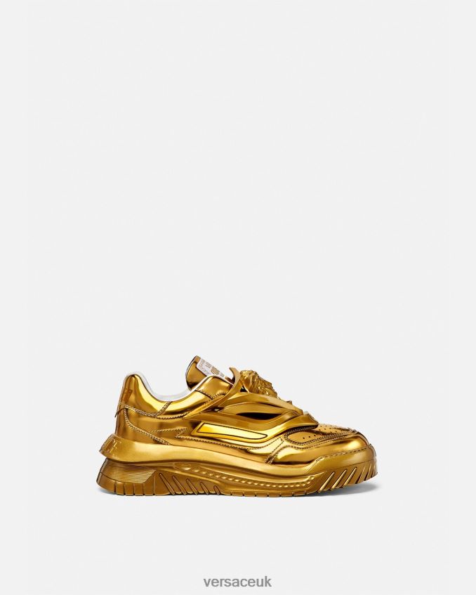 Men Versace Odissea Sneakers 6D2D061521 Gold Shoe