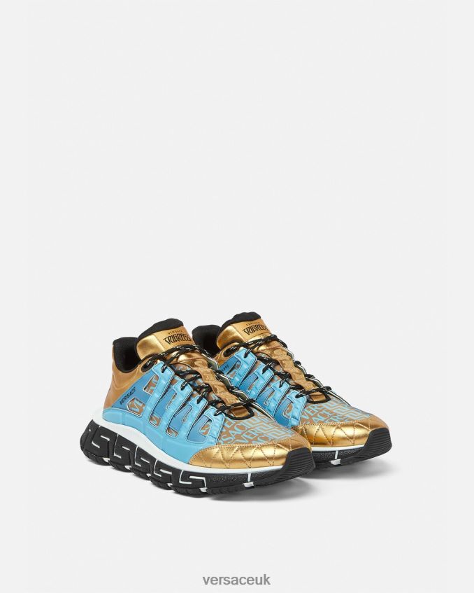 Men Versace Trigreca Sneakers 6D2D061511 Multicolor Shoe