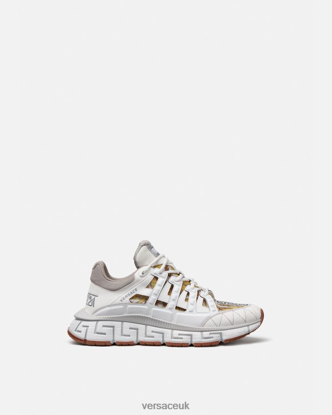 Men Versace Trigreca Sneakers 6D2D061532 White Shoe