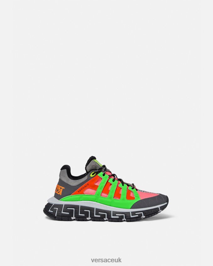 Men Versace Trigreca Sneakers 6D2D061545 Multicolor Shoe