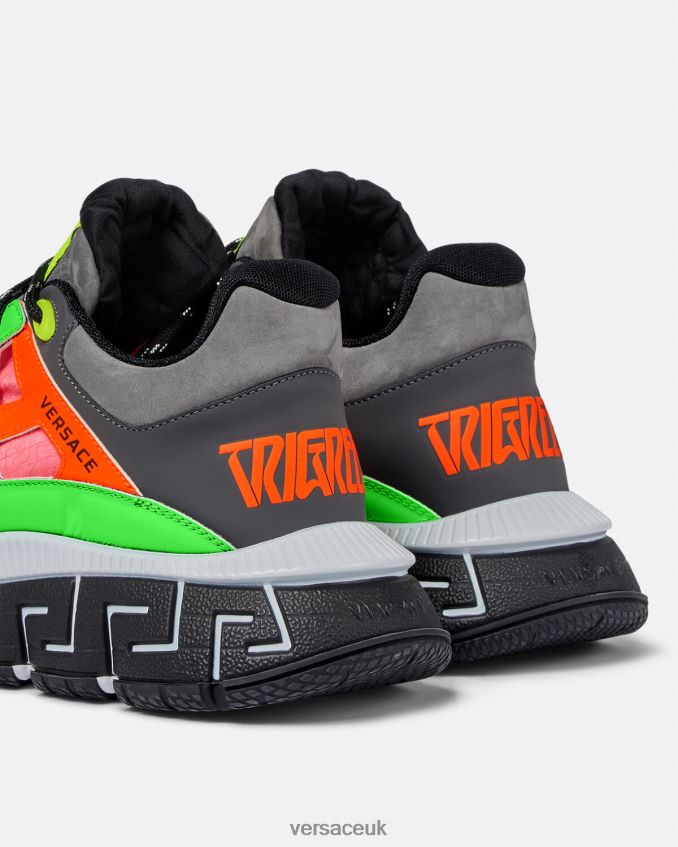 Men Versace Trigreca Sneakers 6D2D061545 Multicolor Shoe