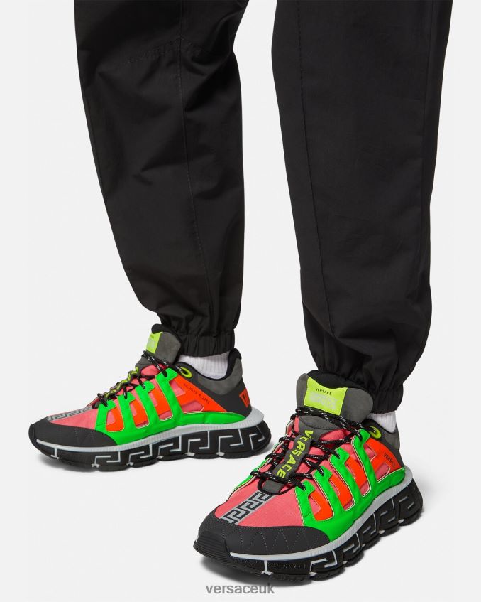 Men Versace Trigreca Sneakers 6D2D061545 Multicolor Shoe