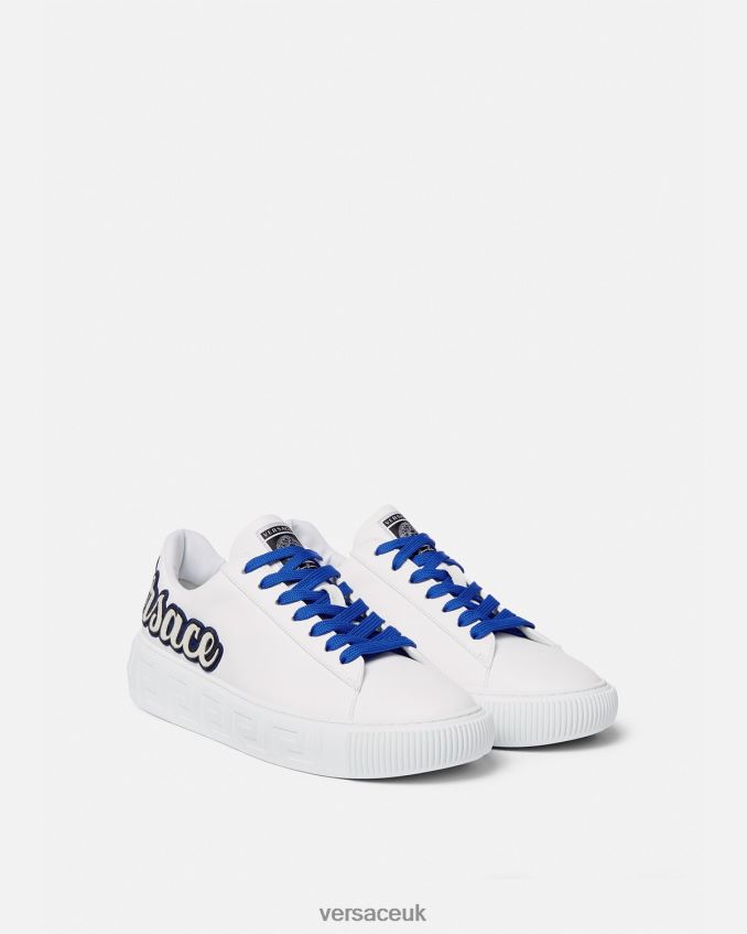 Men Versace Varsity Greca Trainers 6D2D061557 One Color Shoe