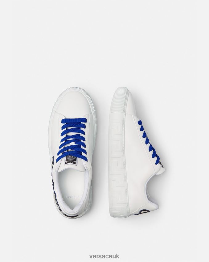 Men Versace Varsity Greca Trainers 6D2D061557 One Color Shoe
