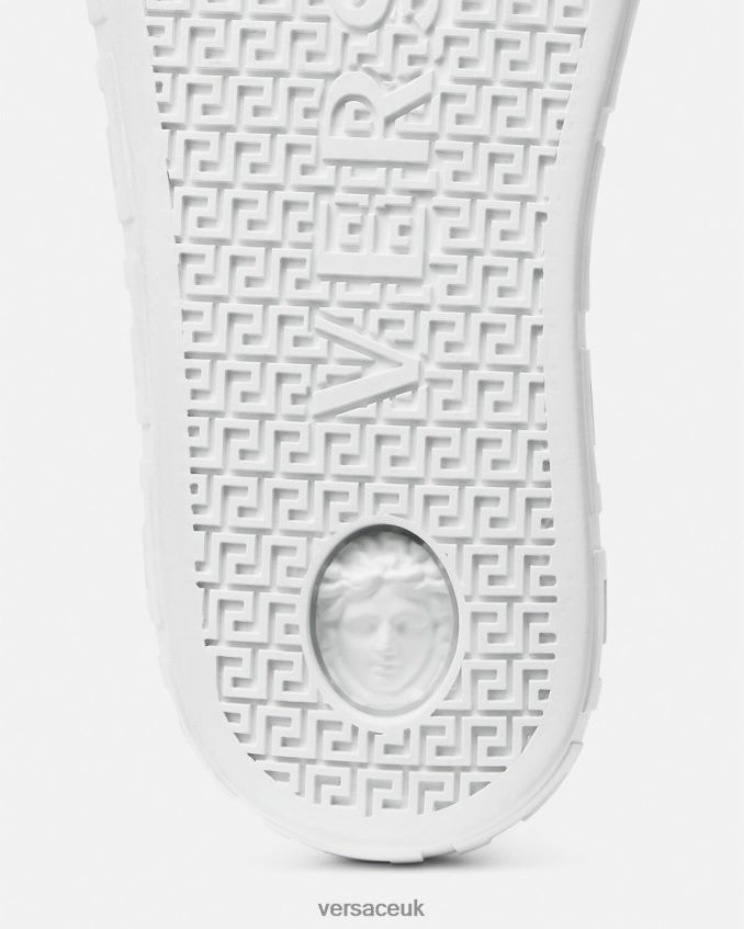 Men Versace Varsity Greca Trainers 6D2D061557 One Color Shoe