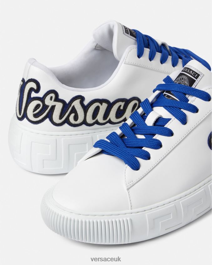 Men Versace Varsity Greca Trainers 6D2D061557 One Color Shoe
