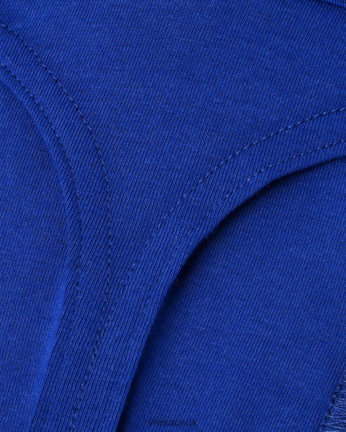 Men Versace Greca Border Thong 6D2D061773 Blue Underwear & Beachwear