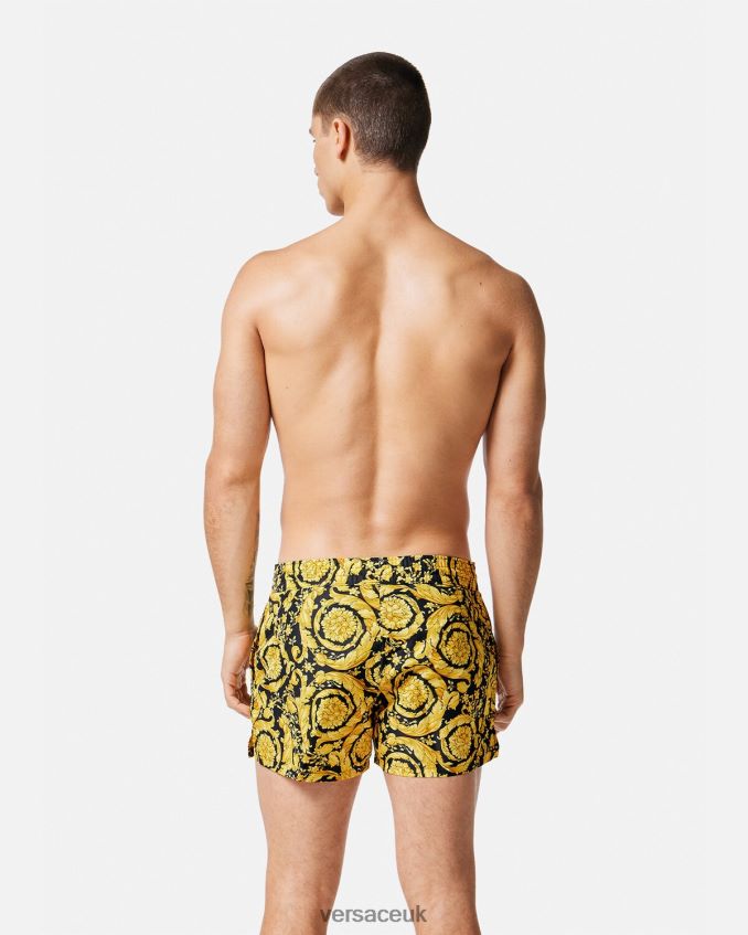 Men Versace Barocco Swim Shorts 6D2D061804 Print Underwear & Beachwear