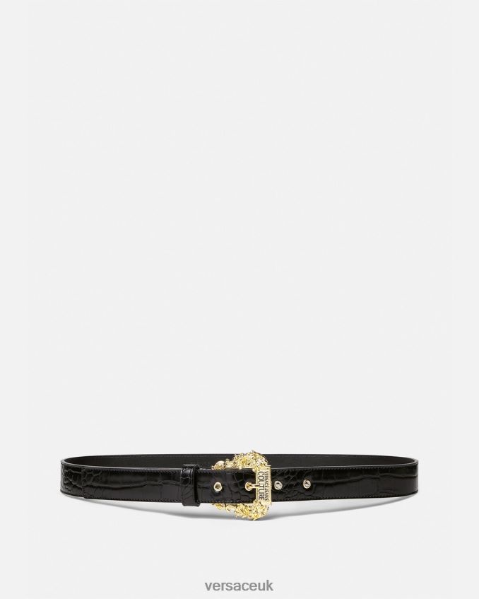 Women Versace Couture1 Belt 6D2D062326 Black Accessories