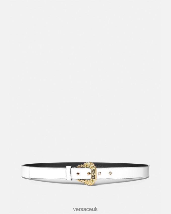 Women Versace Couture1 Belt 6D2D062327 White Accessories